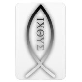 Ichthys - Christlich - Jesus Fish Magnet (Vertikal)