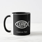 Ichthys christliches Symbol Tasse (Links)