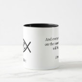 Ichthys Christliches Symbol Tasse (Zentrum)