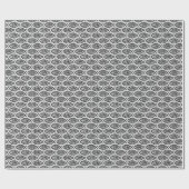 Ichthys Christliches Symbolmuster Geschenkpapier (Flach)
