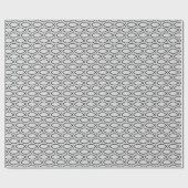 Ichthys-Christussymbol-Muster Geschenkpapier (Flach)