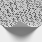 Ichthys-Christussymbol-Muster Geschenkpapier (Ecke)