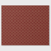 Ichthys-Christussymbol-Muster Geschenkpapier (Flach)