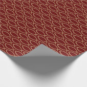 Ichthys-Christussymbol-Muster Geschenkpapier (Ecke)