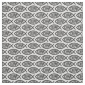 Ichthys-Christussymbol-Muster Stoff (Muster)