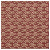 Ichthys-Christussymbol-Muster Stoff (Muster)