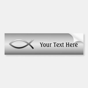 Ichthys Jesus Fisch-personalisierte Gewohnheit Autoaufkleber