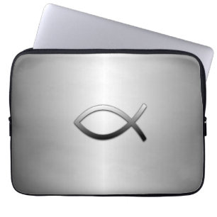 Ichthys Jesus Laptopschutzhülle