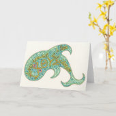 ICHTHYS Notecard Karte (Gelbe Blume)