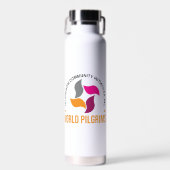 ICI-Weltpilgermarke Designer Wasserflasche Trinkflasche (Vorne)