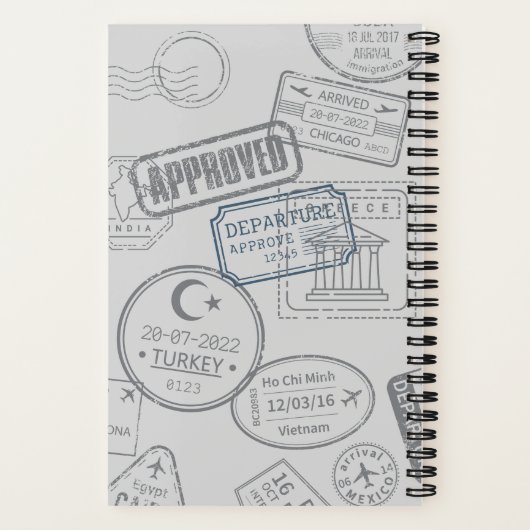 ICI World Pilgrims Spiral Journal Notizblock (Rückseite)