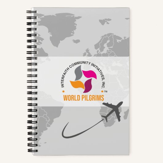 ICI World Pilgrims Spiral Journal Notizblock (Vorderseite)