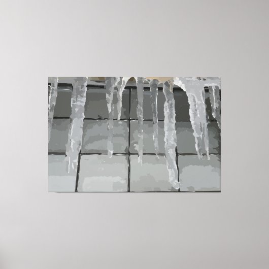Icicicic Stretched Canvas Print Leinwanddruck (Vorderseite)