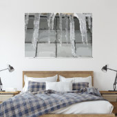 Icicicic Stretched Canvas Print Leinwanddruck (Insitu (Schlafzimmer))