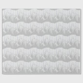 Icicicic Wrapping Paper Niedlich Winter Ice Gift P Geschenkpapier (Flach)