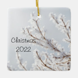 Icicle Holiday Collection Keramik Ornament