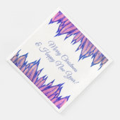 Icicles Paper Napkin Serviette (Ecke)