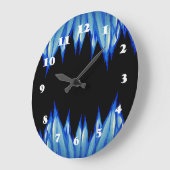 Icicles Winter Mod Wall Clock Große Wanduhr (Winkel)