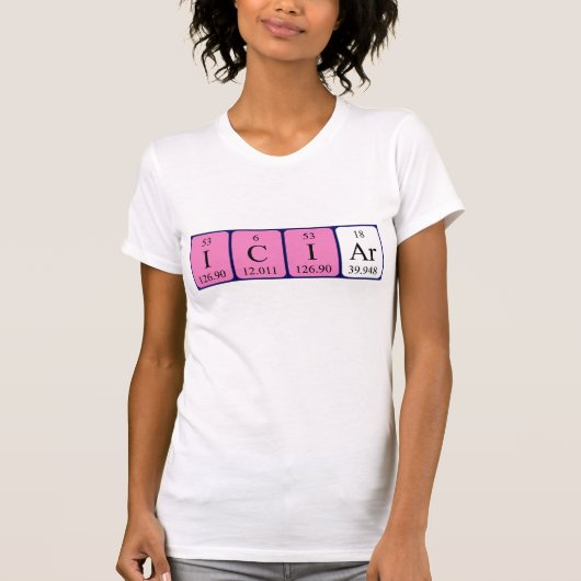 Icier Periodenname Shirt (Vorderseite)