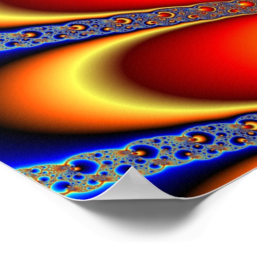 Icing - Fraktal Art Poster (Ecke)