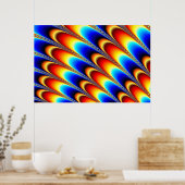 Icing - Fraktal Art Poster (Küche)