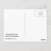 Ickworth House Bury St Edmunds Suffolk Postkarte (Rückseite)