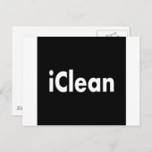 iClean Postkarte (Vorne/Hinten)