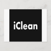 iClean Postkarte (Vorderseite)