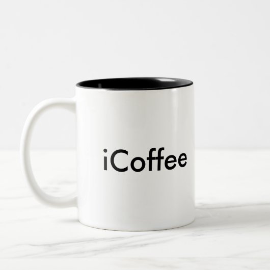 iCoffee Zweifarbige Tasse (Links)
