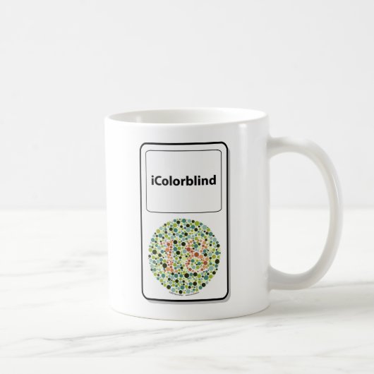 iColorblind Kaffee-Tasse Kaffeetasse (Rechts)