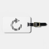 ICON-BAR-CODE-Computerkennzeichen Gepäckanhänger (Vorderseite horizontal)