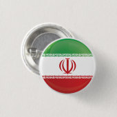 Icon-Flagge des Iran-Runde Button (Vorne & Hinten)