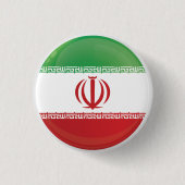 Icon-Flagge des Iran-Runde Button (Vorderseite)