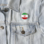 Icon-Flagge des Iran-Runde Button (Beispiel)