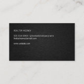 Icon für Real Anwesen Property | Linen Texture Terminkarte (Rückseite)