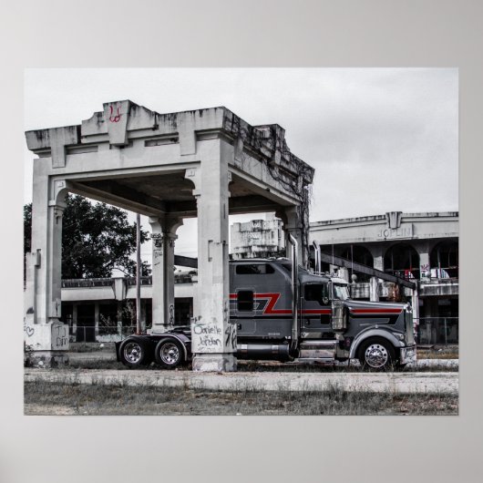 Icon Kenworth W900L Fleenor Bros. Poster (Vorne)