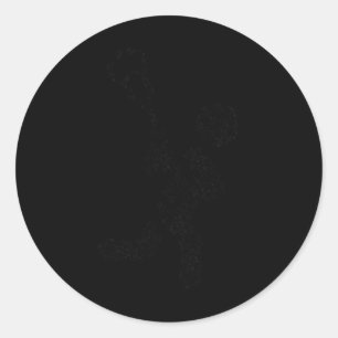 Icon Lacrosse Player Shirt Lacrosse Coach Shirt La Runder Aufkleber