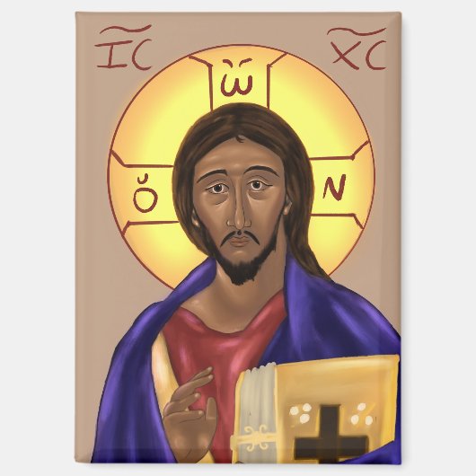 Icon of Christ Magnet (Vorderseite)