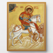 Icon of Saint Martin of Tours Fotoplatte (Vorderseite)