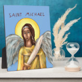 Icon of Saint Michael Fotoplatte (Seite)
