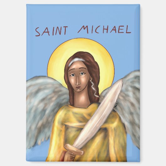 Icon of Saint Michael Magnet (Vorderseite)