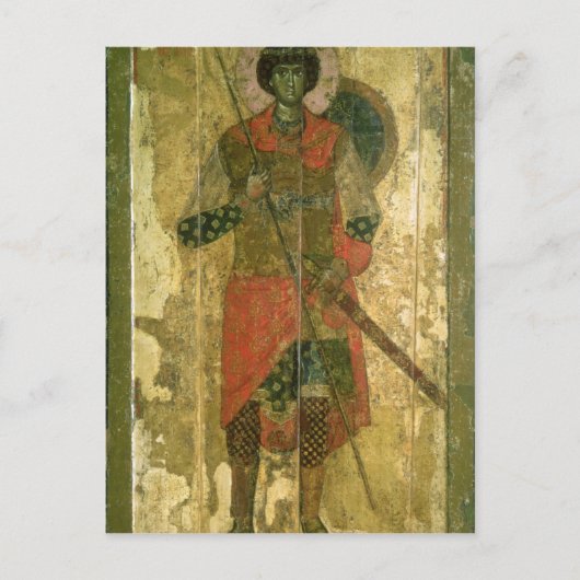Icon of St. George, 1130-50 Postkarte (Vorderseite)