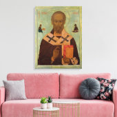Icon of St. Nicholas Leinwanddruck (Insitu (Wohnzimmer))