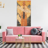 Icon of St. Sabas of Jerusalem, 1572 Leinwanddruck (Insitu (Wohnzimmer))