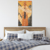 Icon of St. Sabas of Jerusalem, 1572 Leinwanddruck (Insitu (Schlafzimmer))