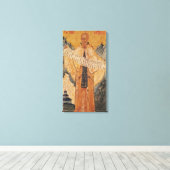 Icon of St. Sabas of Jerusalem, 1572 Leinwanddruck (Insitu (Holzboden))