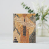 Icon of St. Sabas of Jerusalem, 1572 Postkarte (Stehend Vorderseite)