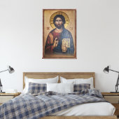 Icon of the Jesus Christ Leinwanddruck (Insitu (Schlafzimmer))