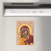 Icon of the Mother of God Magnet (In Situ (Geschirrspüler))