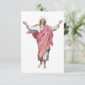 Icon of the Risen Lord Holy Card Dankeskarte (Stehend Vorderseite)